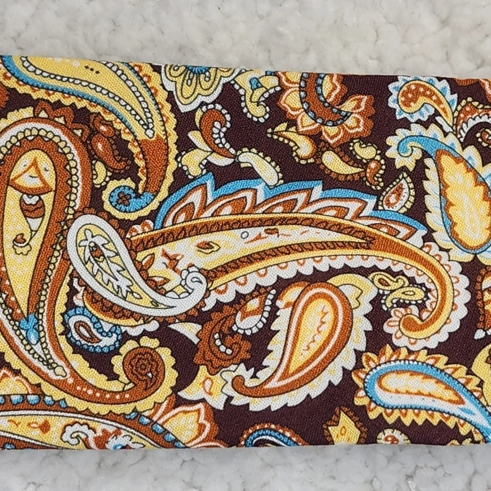 The Brothers @ Otaa Handmade Brown and Yellow Paisley Tie